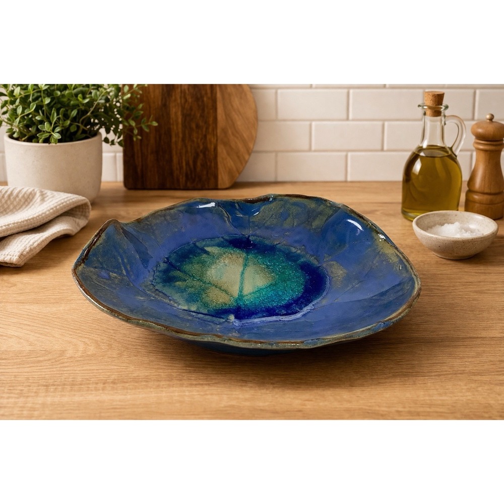 Handmade My Ocean - Made in the Bahamas Dish Beautiful Colors! Pottery